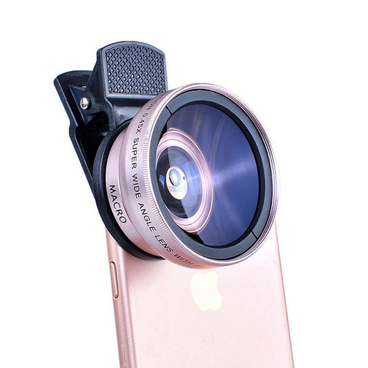 Mobile phone lens 0.45Xwide angle 12.5 times the macro external lens photography camera universal HD Combo null