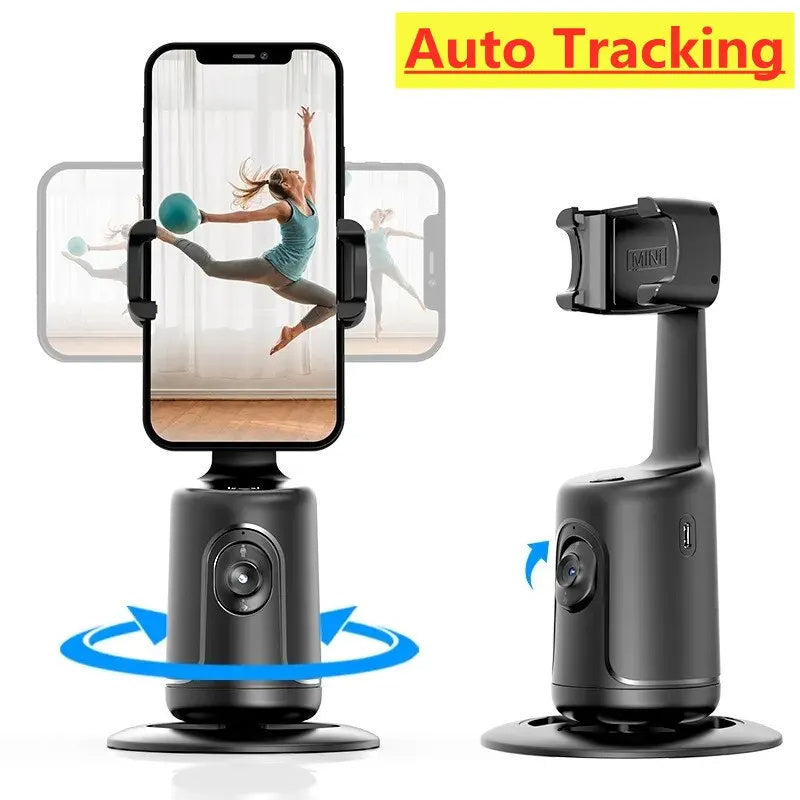 360 Auto Face Tracking Gimbal AI Smart Gimbal Face Tracking Auto Phone Holder For Smartphone Video Vlog Live Stabilizer Tripod null